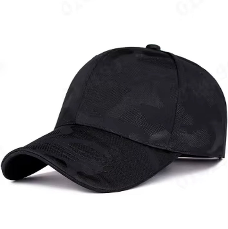 New Fashion Adjustable Baseball Cap Unisex Camouflage Camo Black Cap Casquette Hat Men Women Casual Desert Hat