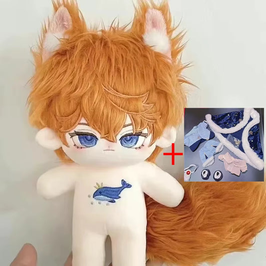 Anime Plush Doll Star Dolls Kpop European Style Retro Clothes Outing Set for 20Cm Cute Plush Doll Clothing Cloak Cosplay Gifts