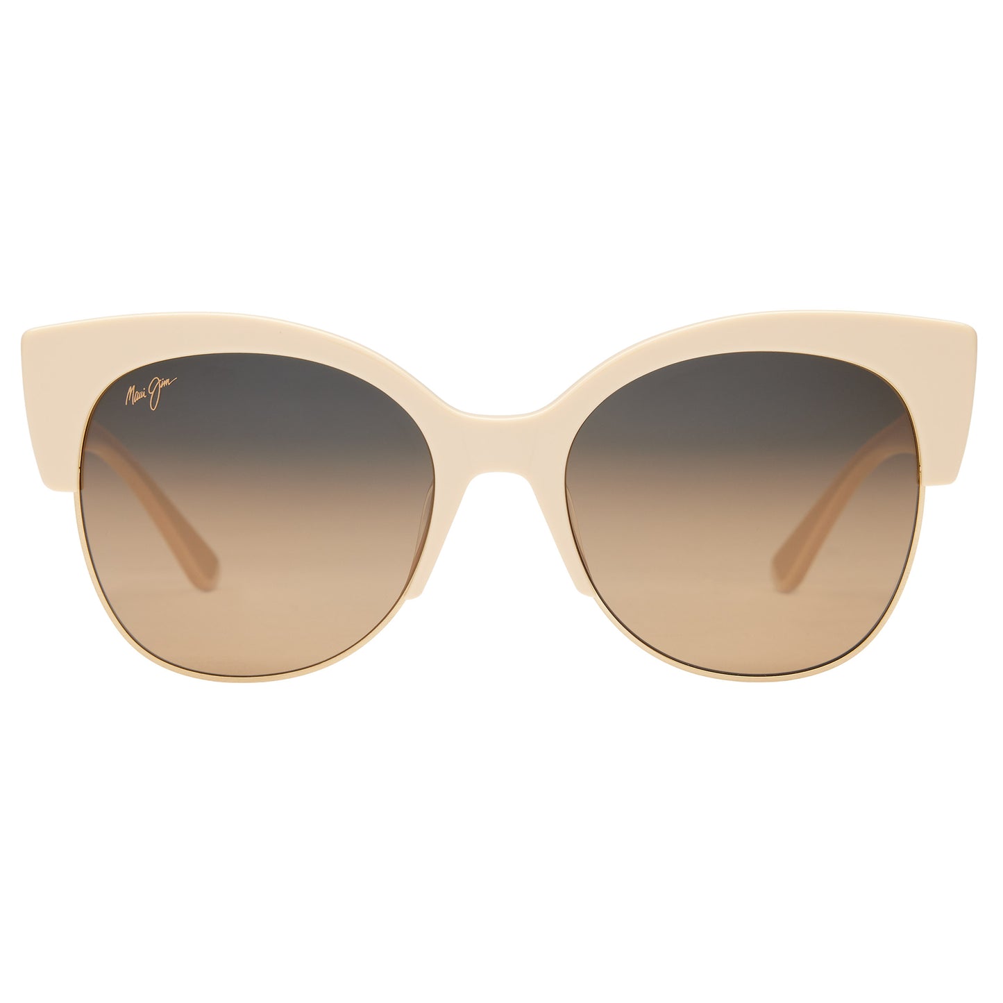 Mariposa HS817-22C Ivory with Gold HCL Bronze Polarized Sunglasses