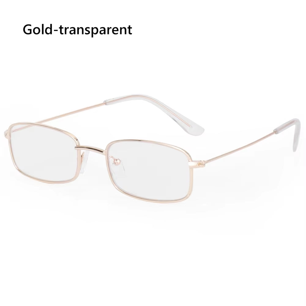 Trendy Rimless Sunglasses for Women Men Rectangle Fashion Shades Small Square UV400 Sun Glasses for Female Male Traveling Oculos